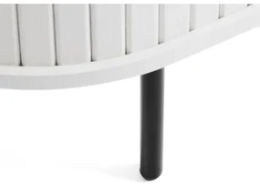 Biely TV stolík 120x56x40 cm Nola – Unique Furniture
