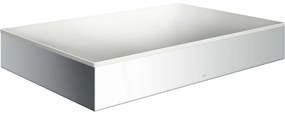 AXOR Suite Basins &amp; Bathtub obdĺžniková umývadlová misa bez otvoru, bez prepadu, 600 x 400 mm, matná biela, rám chróm, 42004000