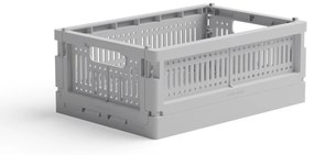 Made Crate Skladacia prepravka Misty Grey – mini