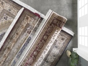 Koberec Exkluzívny Qum Silk 11 červený