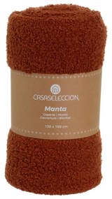 Deka s baránkom v tehlovej farbe 130x160 cm Sherpa Bouclé – Casa Selección