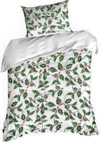 VIANOČNÉ OBLIEČKY Z MIKROVLÁKNA TORI 160X200 CM, 2 KS 70X80 CM VZOROVANÉ