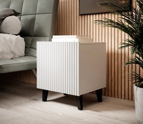 Cama Biely nočný stolík Pafos (2 ks)