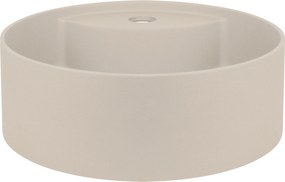 Deante Umývadlo na dosku Silia ø36 cm - CQS 5U4B, granit, béžové