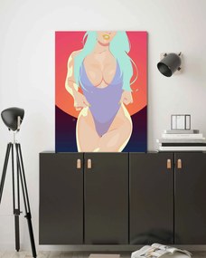 Gario Obraz na plátne Dlhovlasá žena - Nikita Abakumov Rozmery: 40 x 60 cm