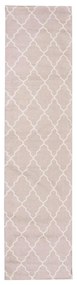 Ružový behúň Floorita Lattice Sand, 60 × 150 cm