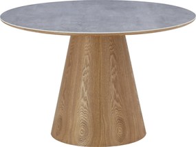 XXXLutz JEDÁLENSKÝ STÔL, sivá, farba duba, 120/120/75 cm Livetastic - Stoly - 001125032801