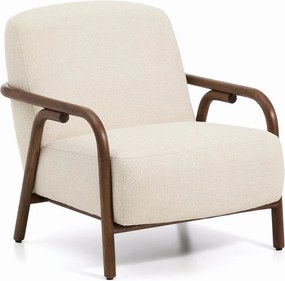 Béžové ženilkové kreslo Sylo – Kave Home