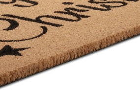 Rohožka Merry Christmas 105697 – na von aj na doma, 45x70, hnedá, chodba / predsieň, Hanse Home