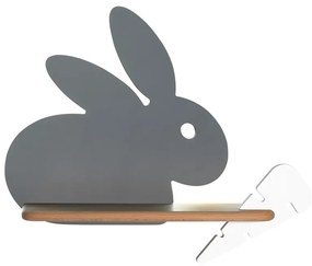 Candellux RABIT Nástenné svietidlo 4W LED 4000K IQ KIDS GRAY+WHITE 21-84743