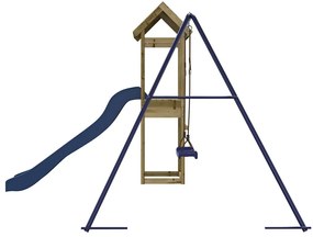 Vonkajšia súprava na hranie impregnovaná borovica