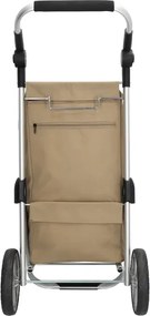 Beagles Béžový kárový nastaviteľný nákupný vozík na kolieskach “Hercules“