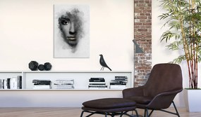 Artgeist Obraz - Grey Portrait Veľkosť: 40x60, Verzia: Premium Print