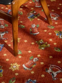 Koberec Villeroy & Boch Toy's Delight Nostalgic Noel červený / zelený