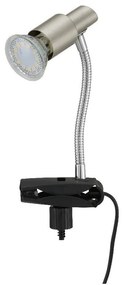 Briloner Briloner 2877-012P - LED Stolná lampa s klipom SIMPLE 1xGU10/3W/230V BL0529