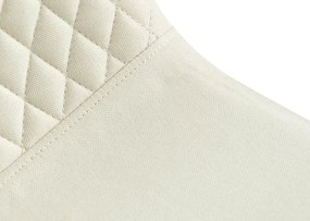 Stolička Giverny látka - krémová