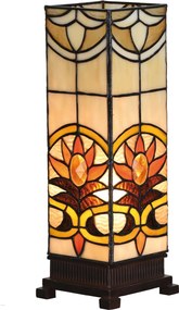 Stolná lampa Tiffany Fleur - 12 * 35 cm 1x E14 / Max 40W