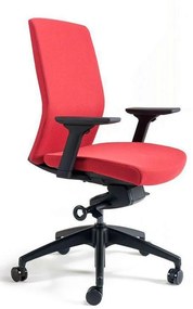 OFFICE PRO bestuhl Kancelárska stolička J2 BLACK BP červená
