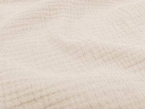 Biante Mušelínové posteľné obliečky Nature MSN-015 Krémové Jednolôžko 140x200 a 70x90 cm