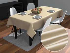 Biante Saténový obdĺžnikový obrus polyesterový Satén LUX-L054 Latte 50x100 cm
