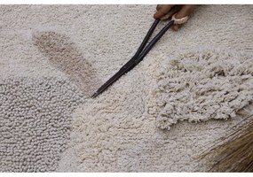 Béžový bavlnený detský hrací koberec 140x200 cm Seabed – Lorena Canals