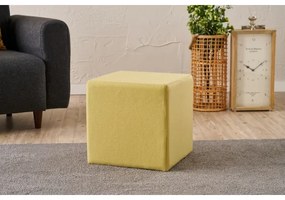 Taburet CUBI 40x40 cm žltý