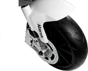 LEAN CARS Elektrická motorka pre deti BMW S1000RR strieborná trojkolesová