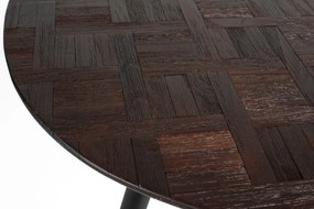 Okrúhly jedálenský stôl z teakového dreva 76x111 cm Webster – White Label