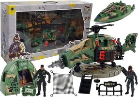 LEAN Toys Vojenská súprava Army so svetlami a zvukmi