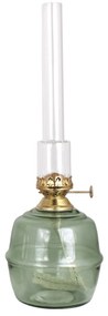 Zelená petrolejová lampa Majken Variant: Veľká