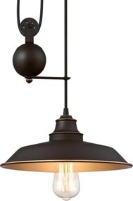 Westinghouse 6363240 - Závesné svietidlo na lanku IRON HILL 1xE27/60W/230V