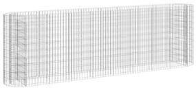 vidaXL Gabiónový vyvýšený záhon pozinkované železo 330x50x100 cm