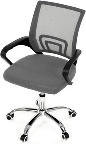 Detská otočná stolička sivá KA-L103 GREY