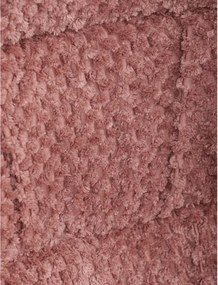 Jedálenská stolička bouclé, ružová CT-W1077 PINK2
