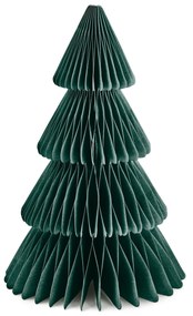 Skladací papierový stromček, stredne veľký, tmavozelený