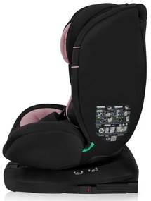 Lionelo - otočná autosedačka s bázou BASTIAAN i-Size 40-150 cm Pink Rose