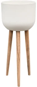 Refined Retro with feet Landon natural white 40x97 cm