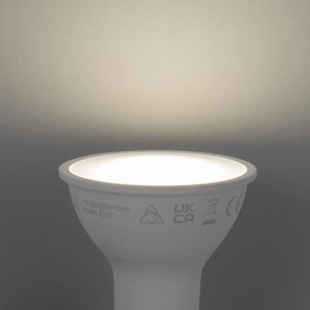 Sada 5 inteligentných stmievateľných LED žiaroviek GU10 50mm Opálová 7W 630 lm 4000K