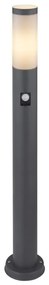 Globo 31588AS - Vonkajšia lampa so senzorom BOSTON 1xE27/15W/230V IP44 80cm
