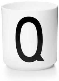 Design Letters Hrnček s písmenom Q, white