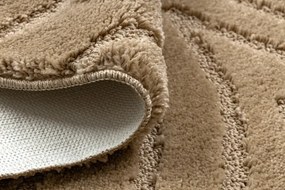 Sada kúpeľňových koberčekov SUPREME WAVES vlny, béžová