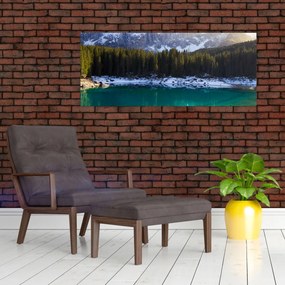 Obraz - Jazero Karersee (120x50 cm)