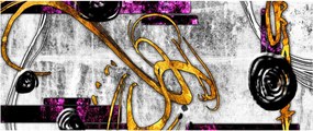 Obraz abstrakcie (120x50 cm)