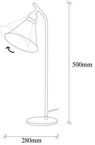 Aurora stolná lampa krásna