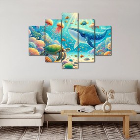 Obraz - Svet pod hladinou (150x105 cm)