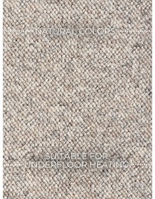 Sivokrémový prateľný behúň 80x240 cm Rocco Dark Cream – Elle Decoration