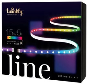 Twinkly TWL100ADP-W - LED RGB Predlžovací pásik LINE 100xLED 1,5 m Wi-Fi