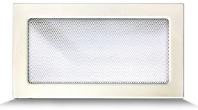 Komínová mriežka 17X30 biela