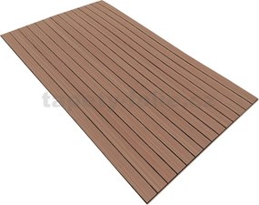 Samolepiace lamely na stenu L03, cena za kus, rozmer 100 cm x 60 cm, tmavo hnedé, IMPOL TRADE