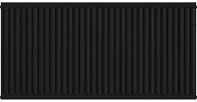 Mexen, Panelový radiátor Mexen C22 600 x 1600 mm, bočné pripojenie, 2644 W, čierny - W422-060-160-70